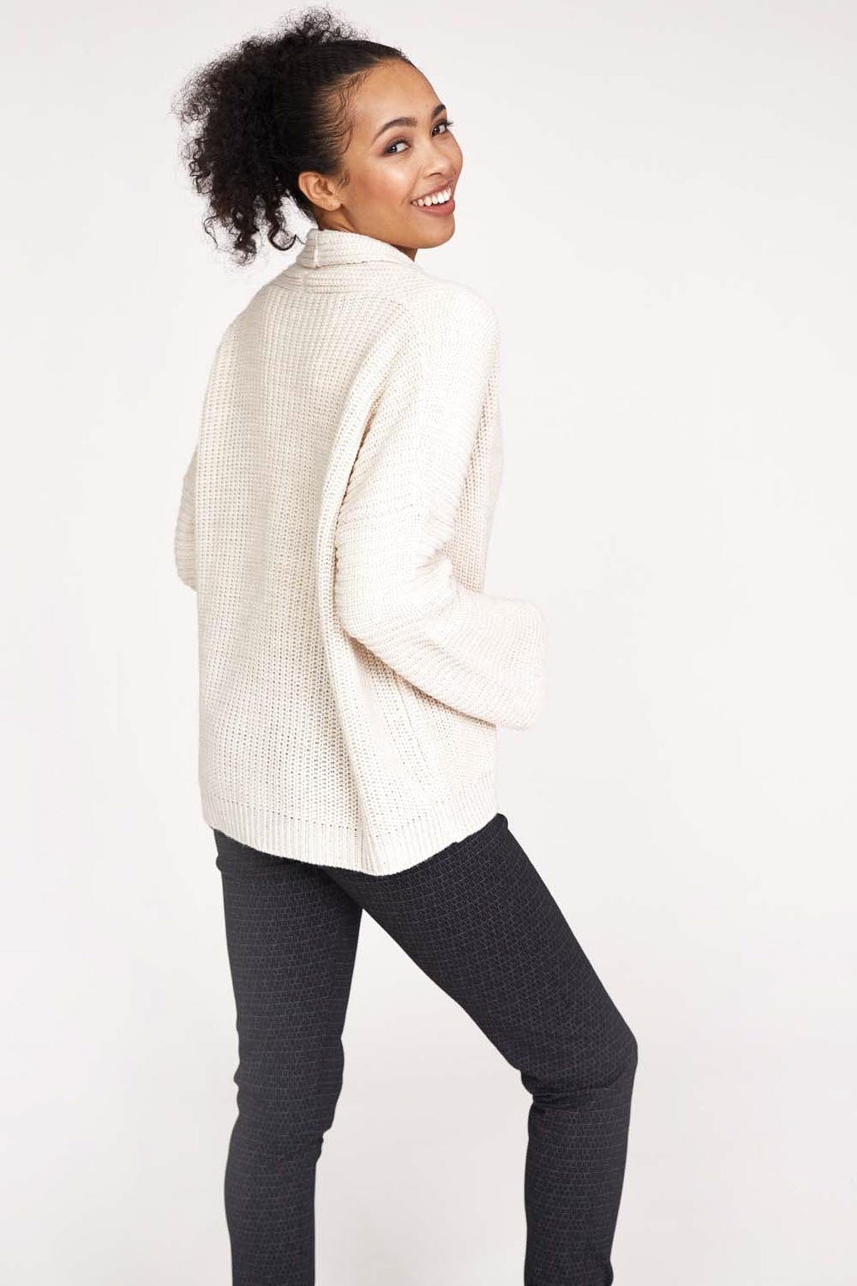 PERUZZI Ribbed Cardigan