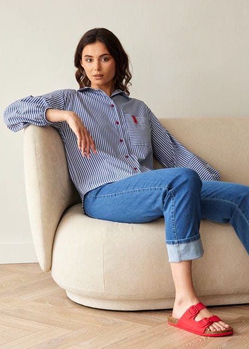 PERUZZI Contrast Blouse