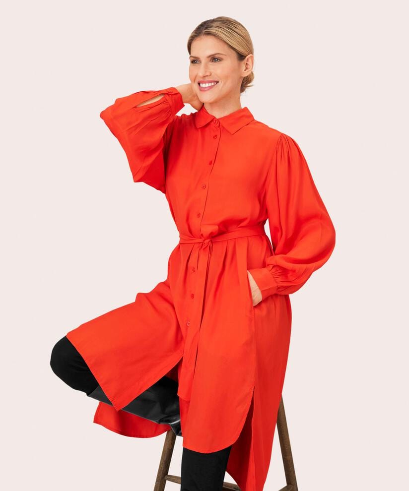 Masai Tie Belt Shirt Dress