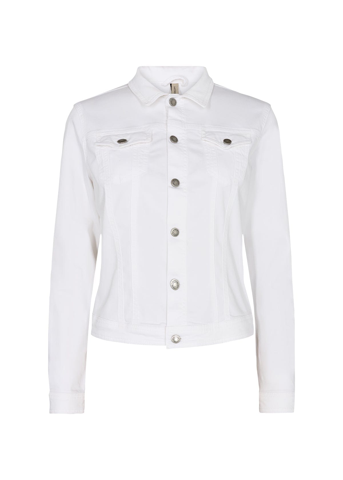 ASOS DESIGN denim jacket with extreme rips in white | ASOS