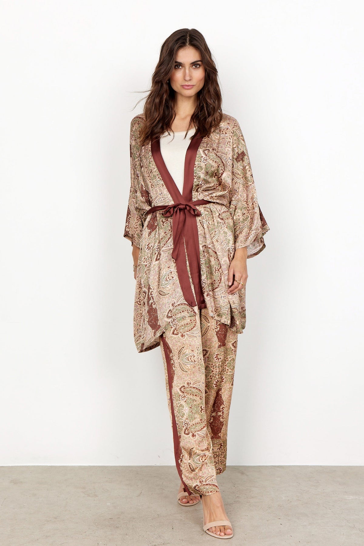 Soyaconcept Paisley Print Palazzo Trouser