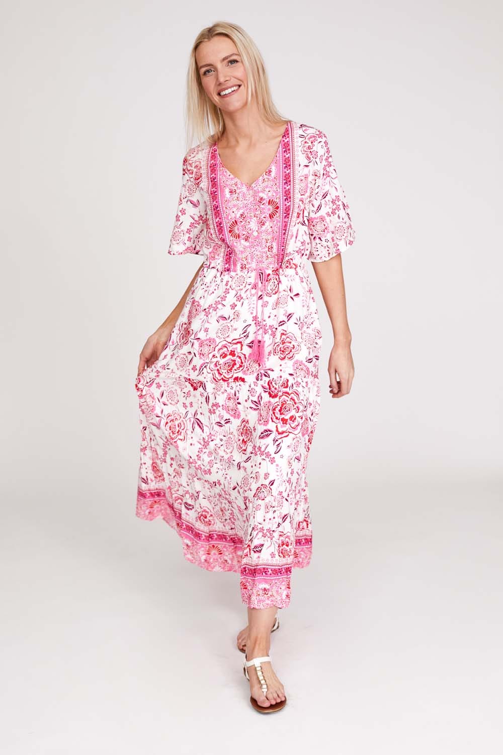 Smashed Lemon Floral Dress