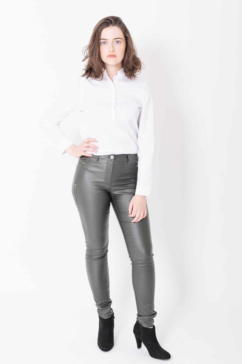 PERUZZI Pleather Trouser