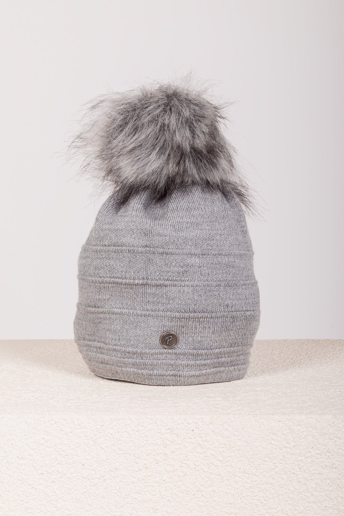 PERUZZI Textured Bobble Hat