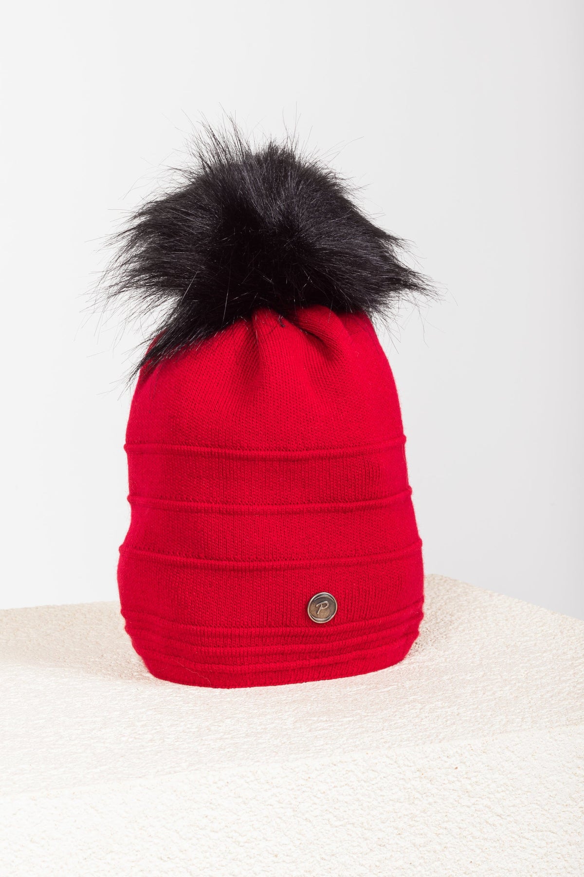 PERUZZI Textured Bobble Hat