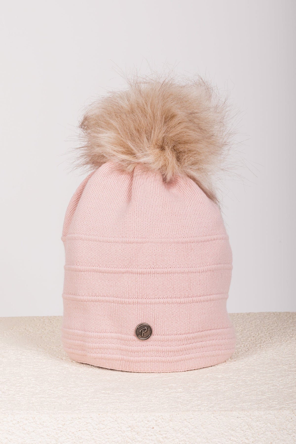 PERUZZI Textured Bobble Hat