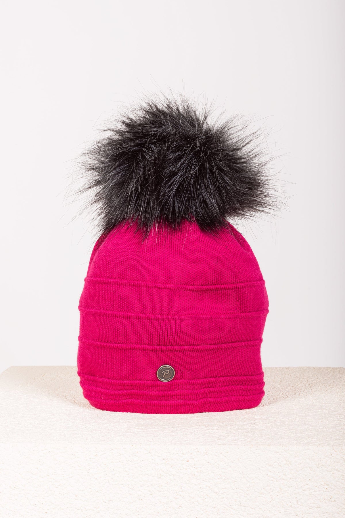 PERUZZI Textured Bobble Hat