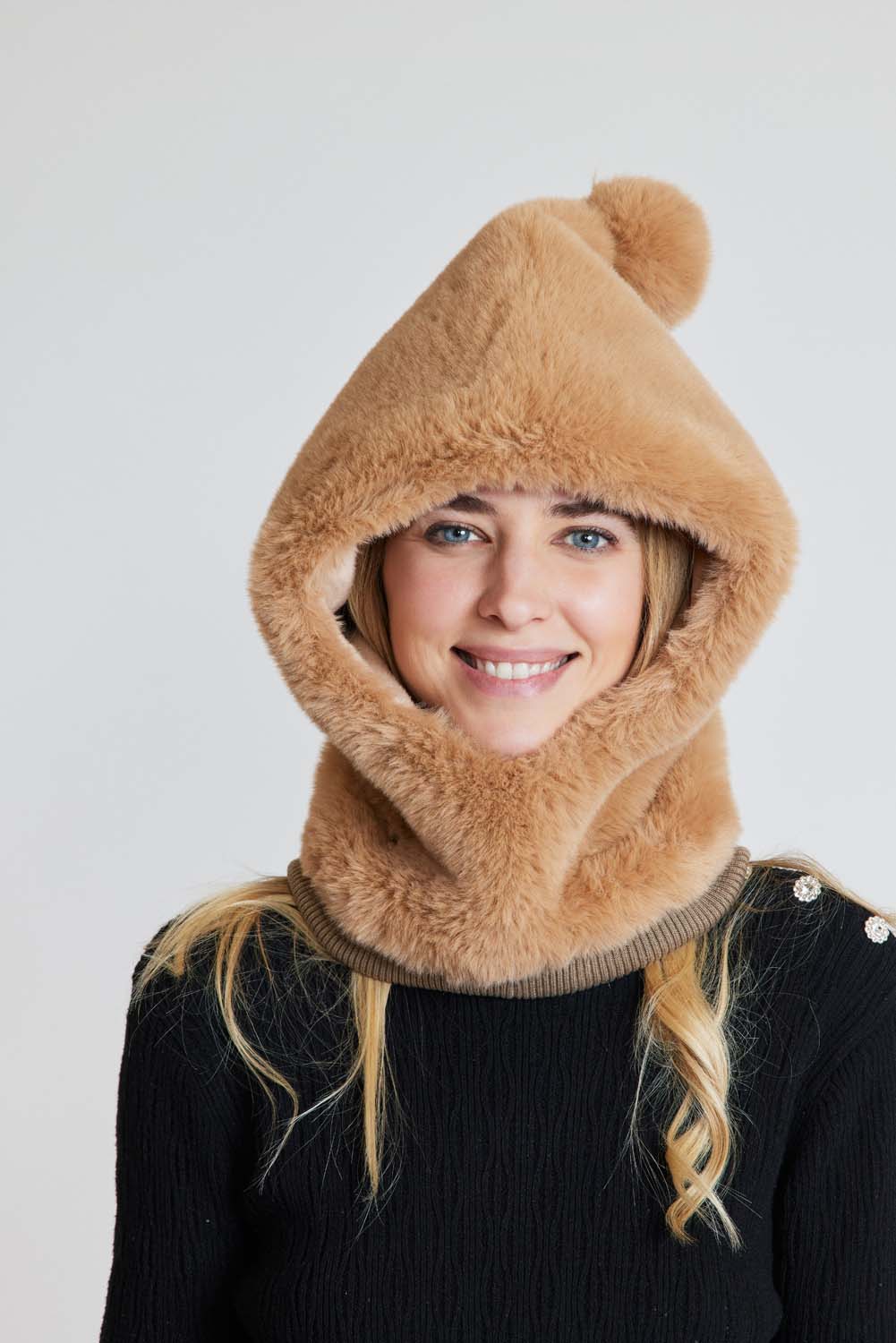 Derhy Fur Hooded Snood
