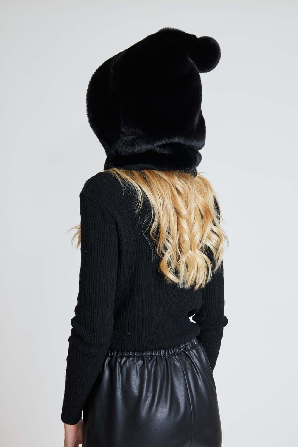 Derhy Fur Hooded Snood