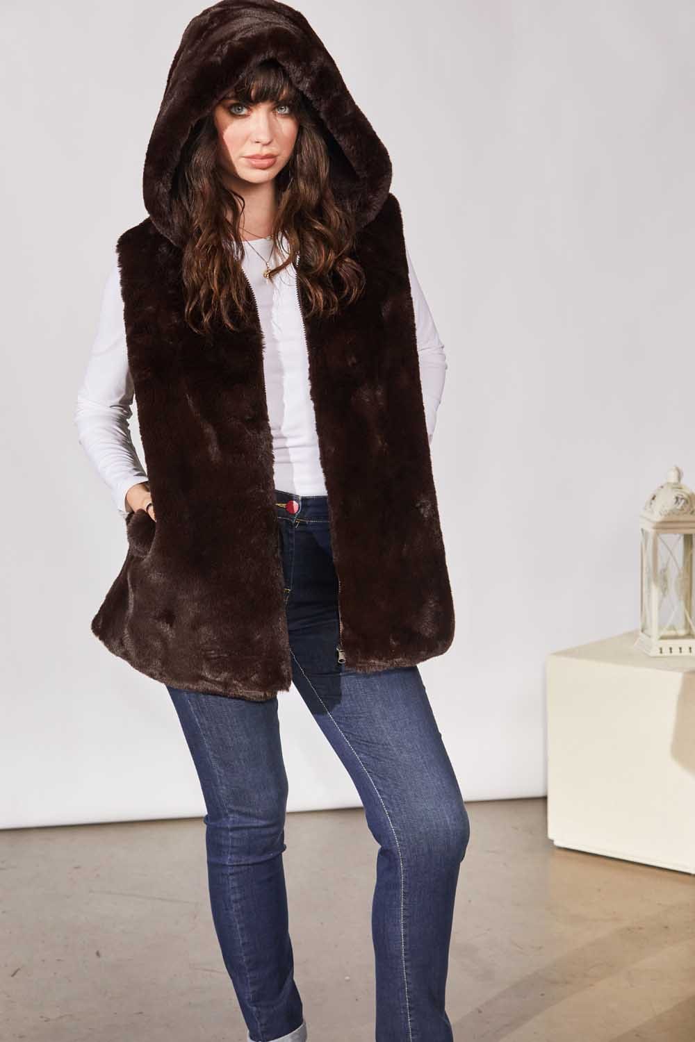 ART Faux Fur Gilet