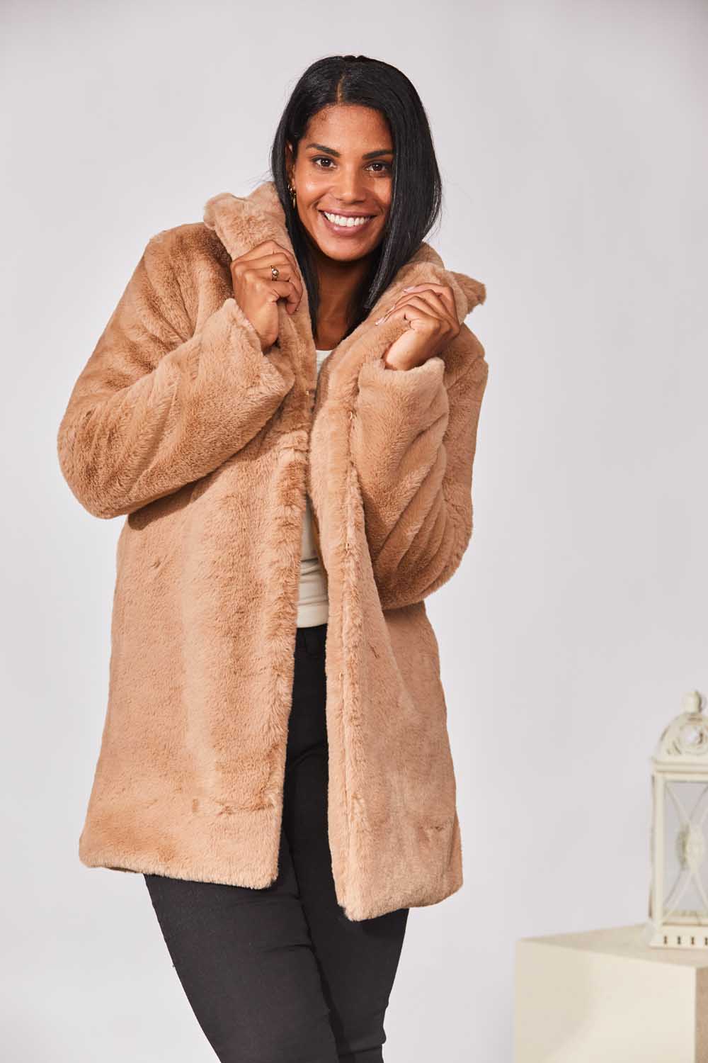 ART Faux Fur Coat