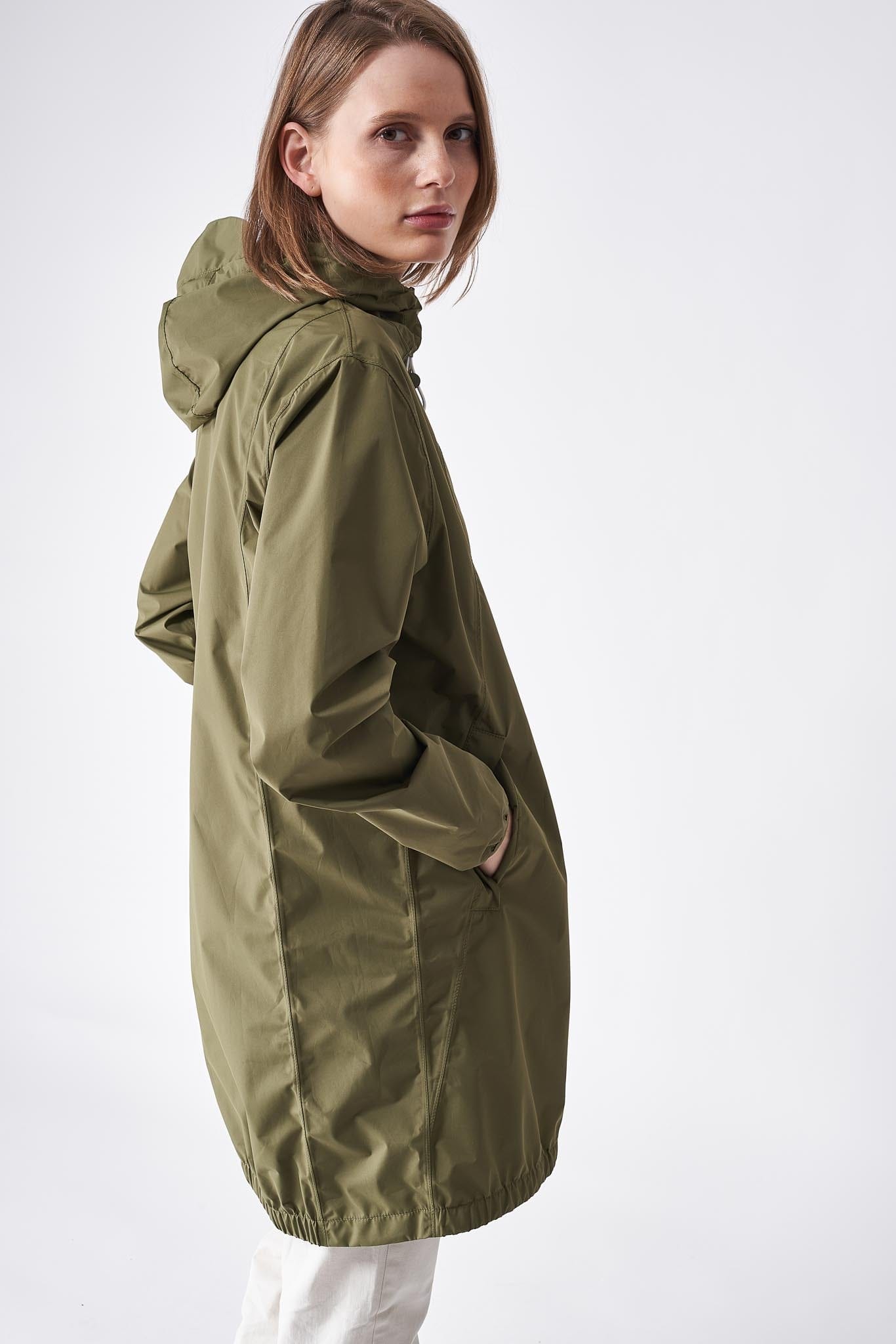 Packable trench clearance coat women's