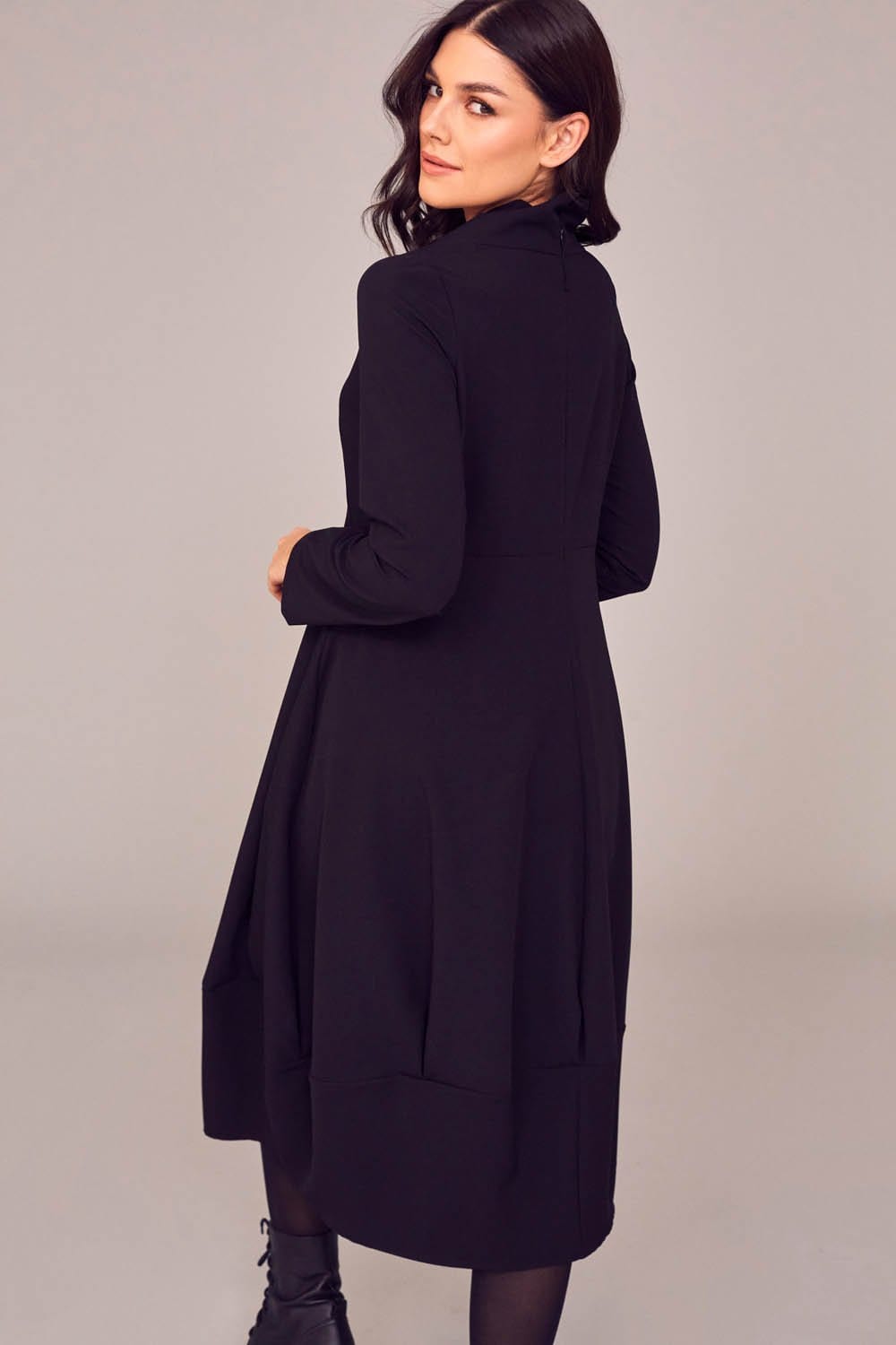 PERUZZI Cowl Neck Dress